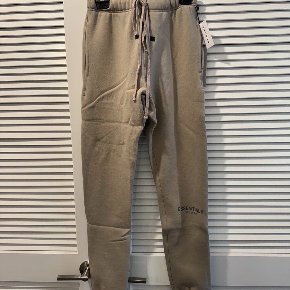 XS Tan FOG Essentials sweatpants